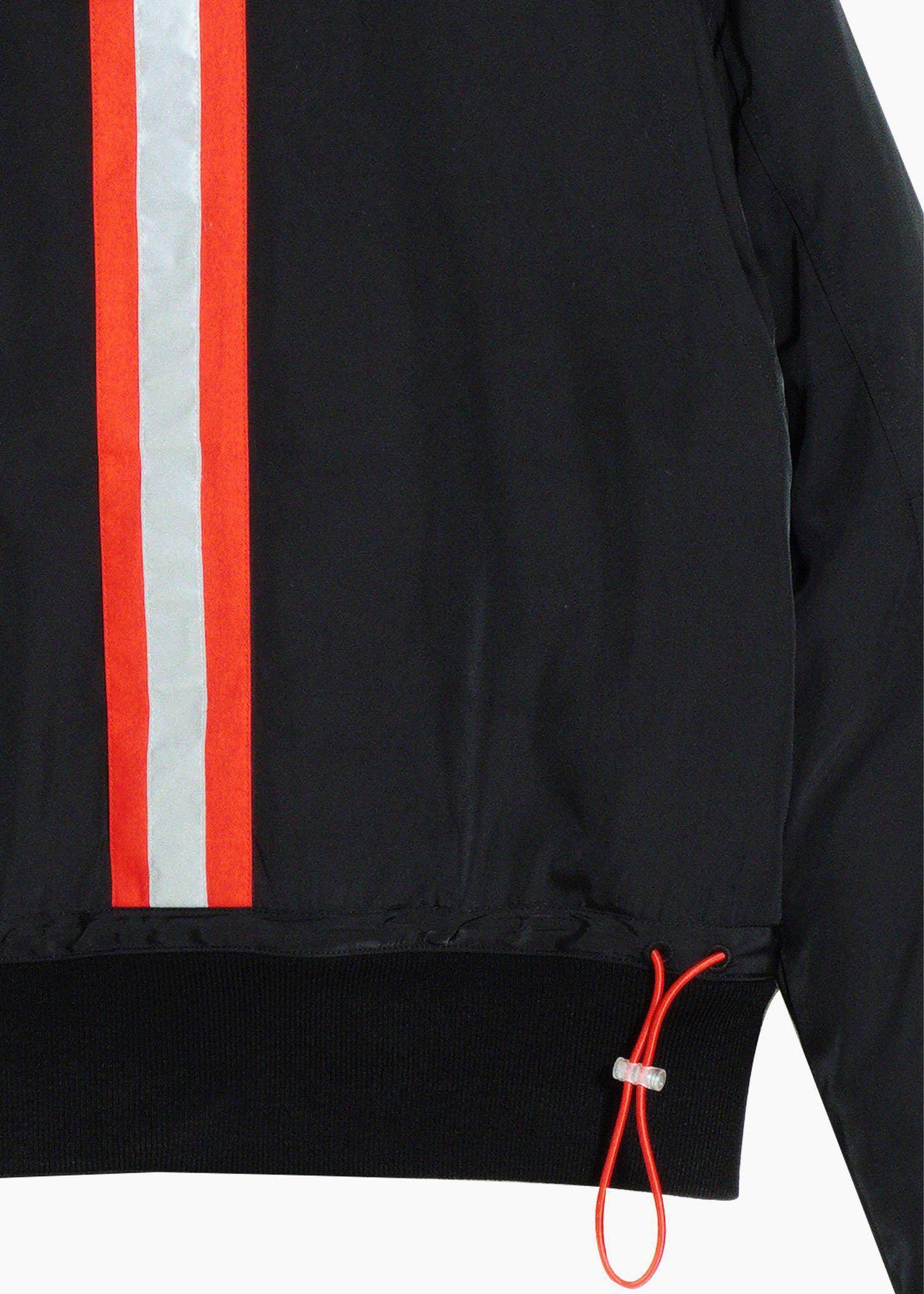 Mock Collar Bomber Jacket |Black