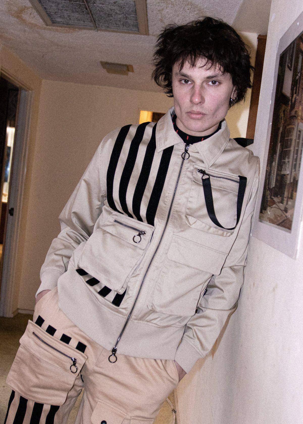 Bellow Flap Pockets Jacket | Khaki