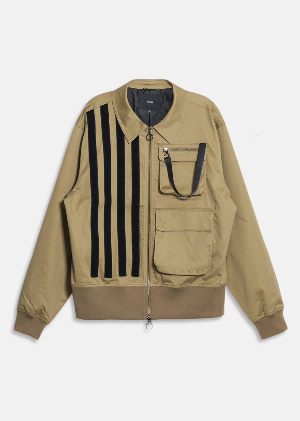 Bellow Flap Pockets Jacket | Khaki