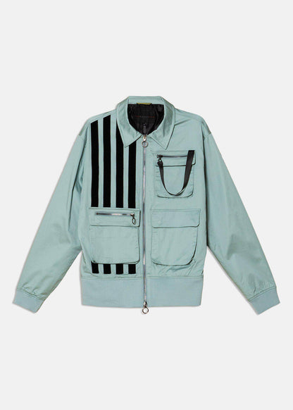Bellow Flap Pockets Jacket | Teal