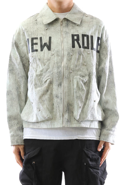 Twill Crop Top Jacket