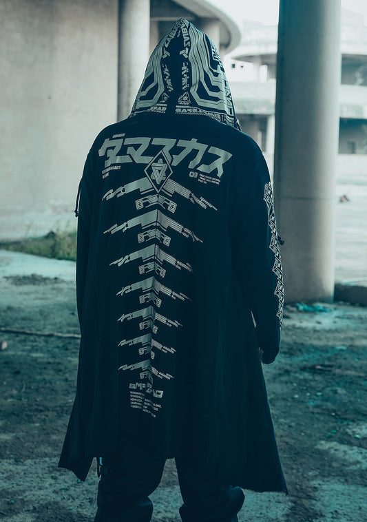 Cyber Alien Trench Coat