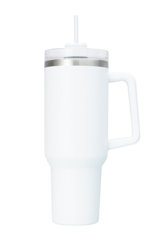 40oz Vacuum-Sealed Insulated Grip Tumbler