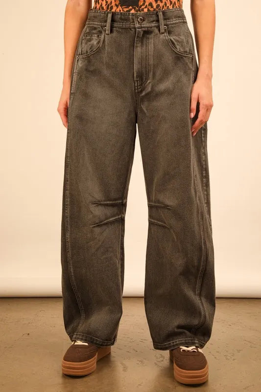Wide Leg Comfy Jeans.