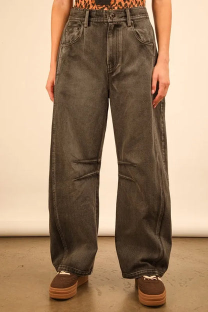 Wide Leg Comfy Jeans.