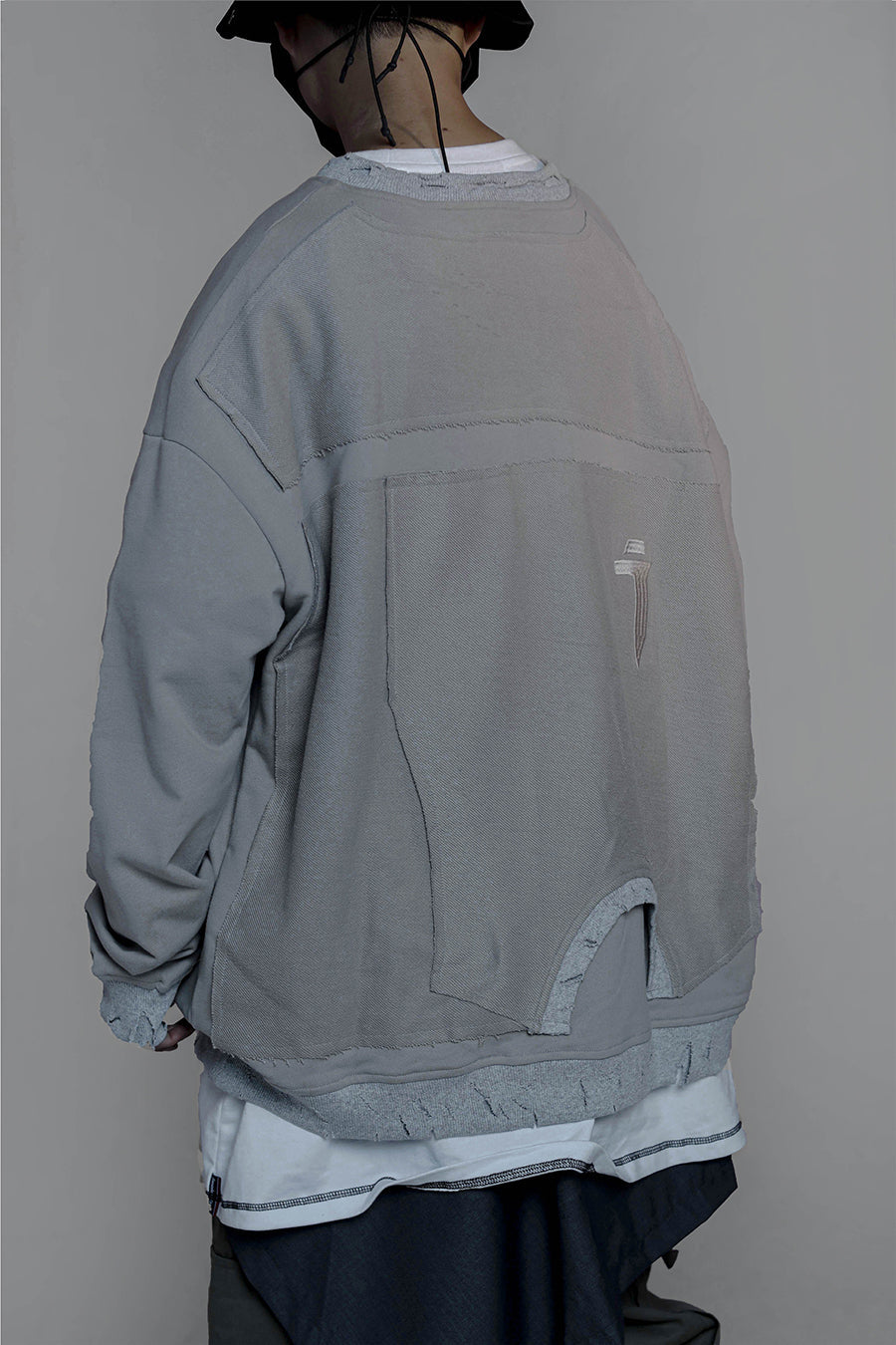 Industrial Ripped Crewneck