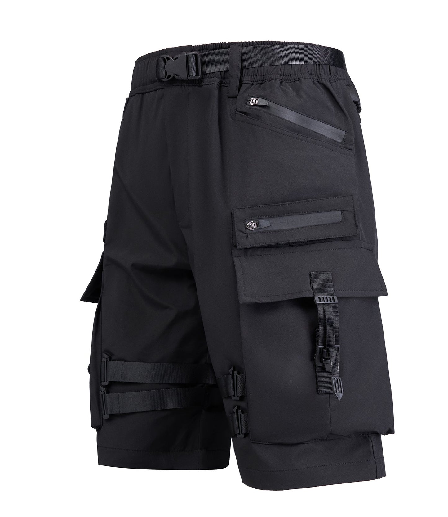 Paratrooper Matte Black Shorts