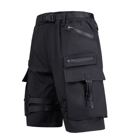 Paratrooper Matte Black Shorts