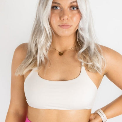 AIRE Ultra-Soft Open Back Bra | A-C Cup | Light Support