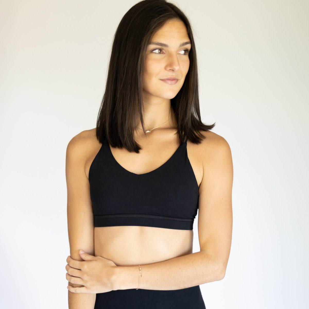 AIRE Ultra-Soft Cross Back Sports Bra | A-D Cup | Medium Support