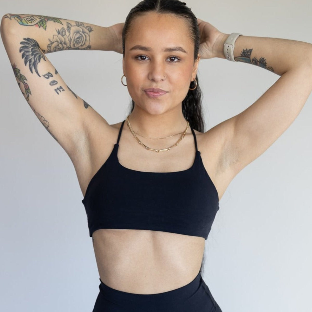 AIRE Ultra-Soft Open Back Bra | A-C Cup | Light Support