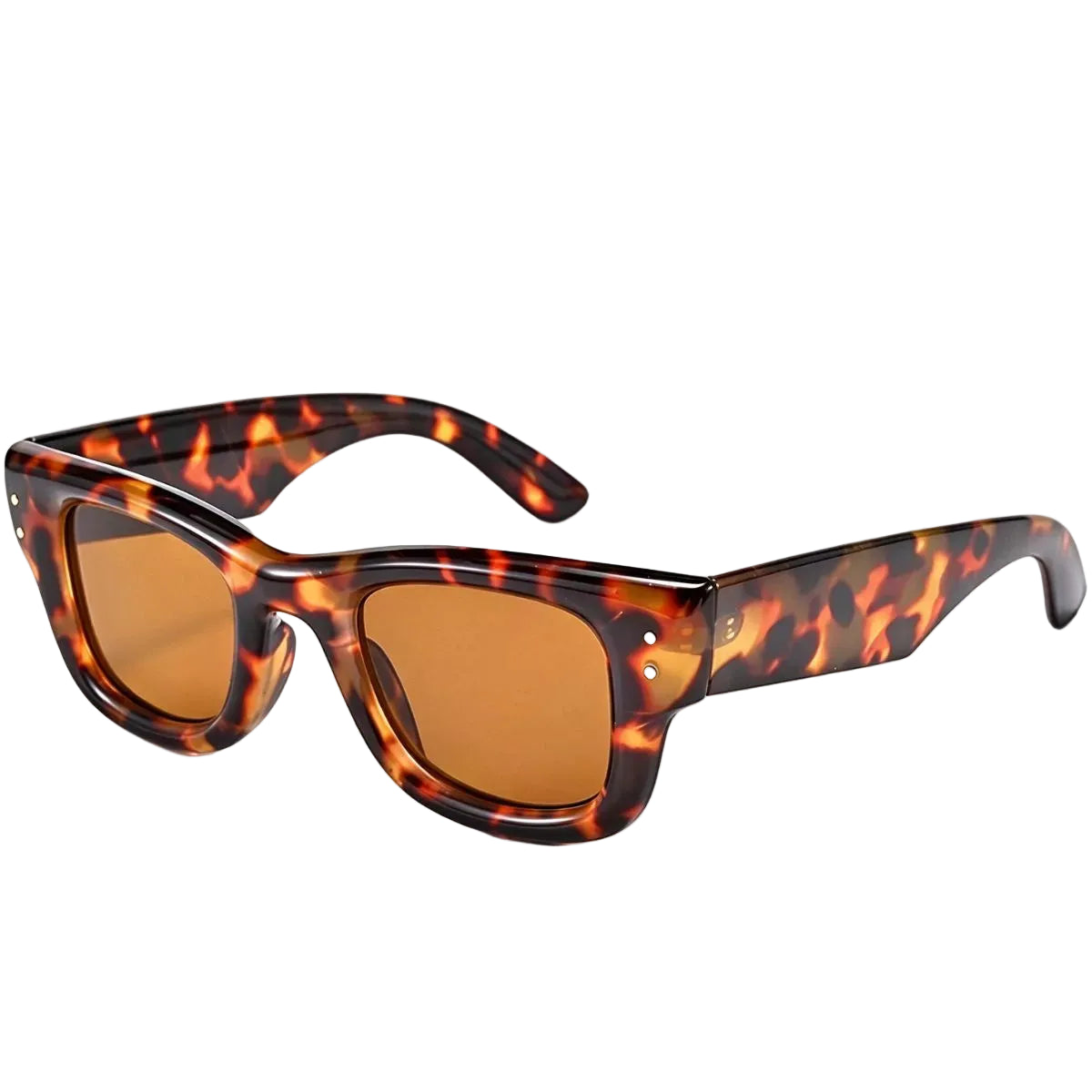 Oversized Rectangular Gradient Lens Sunglasses