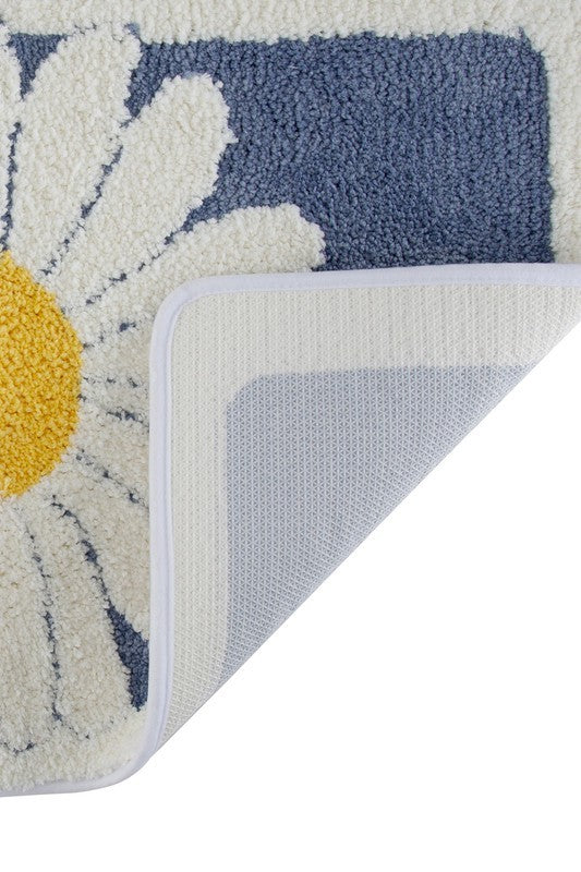 Soft Bath Mat - Flower