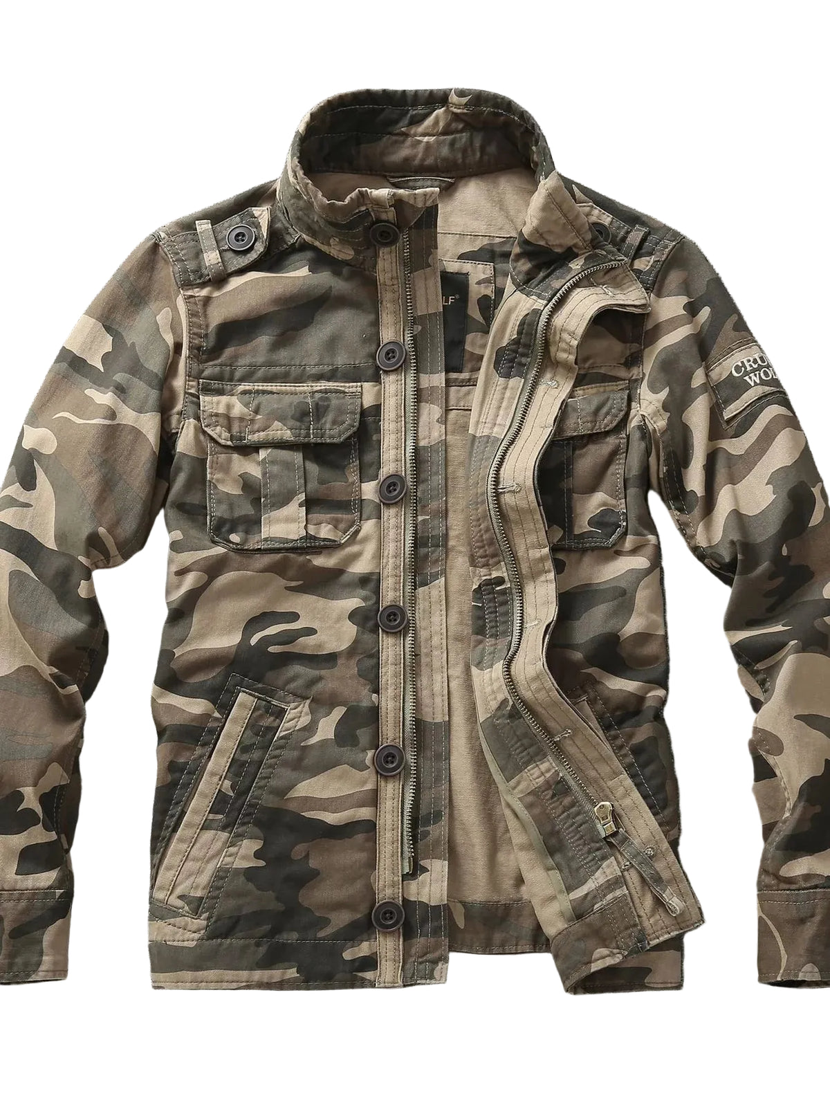 Camouflage Multi-Pocket Jacket