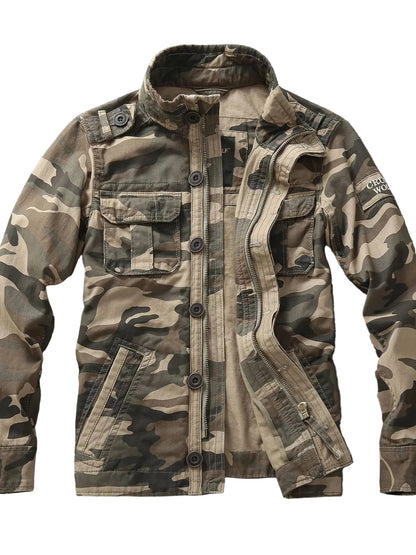 Camouflage Multi-Pocket Jacket