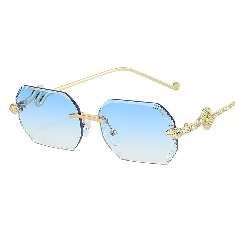 Rimless UV Protective Sunglasses