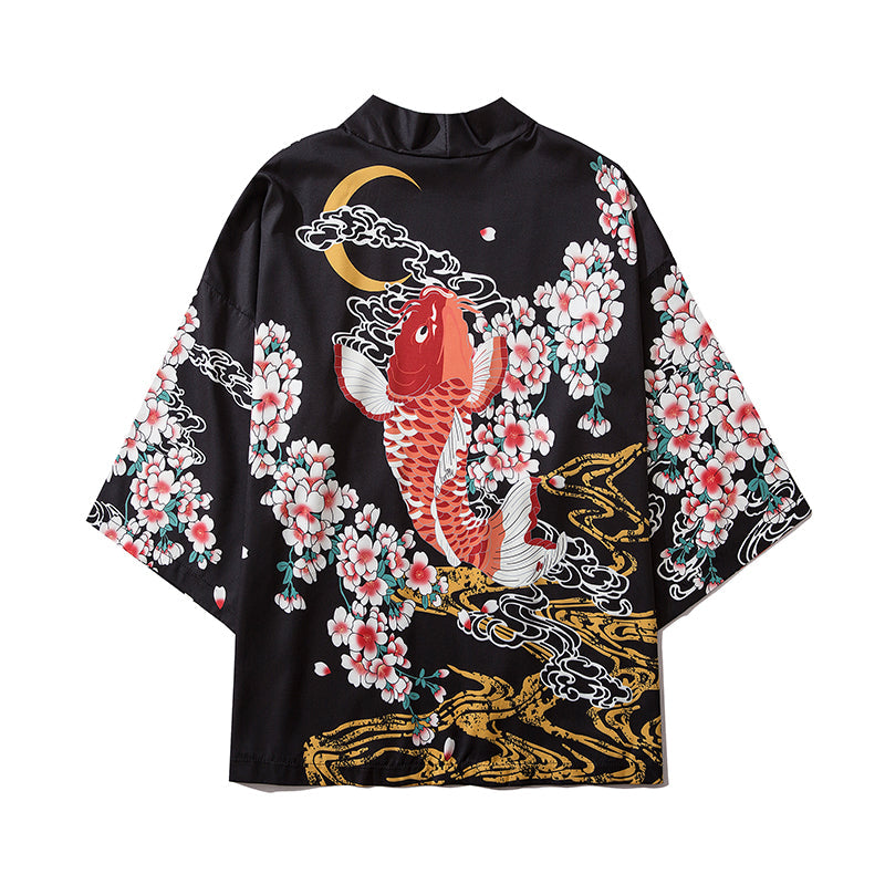 Fish in Spring Kimono