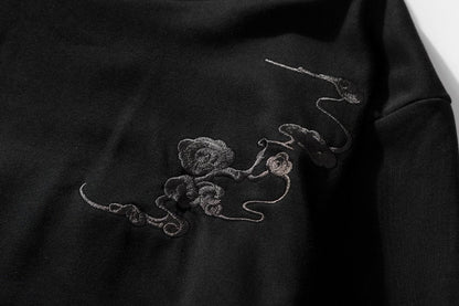 Kirin Embroidery Hoodie