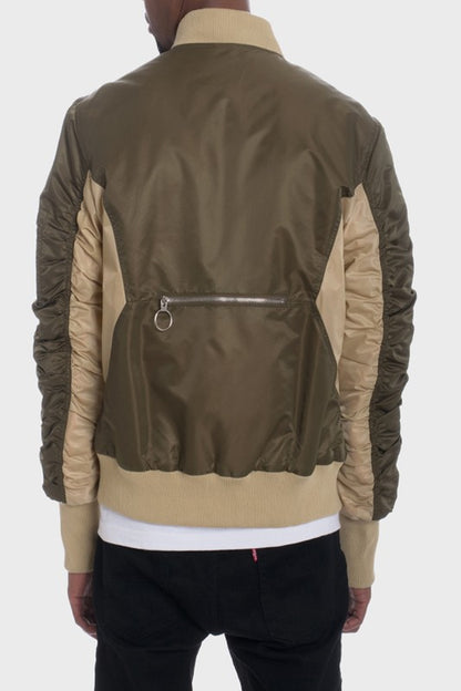 Two Tone Bomber Jacket