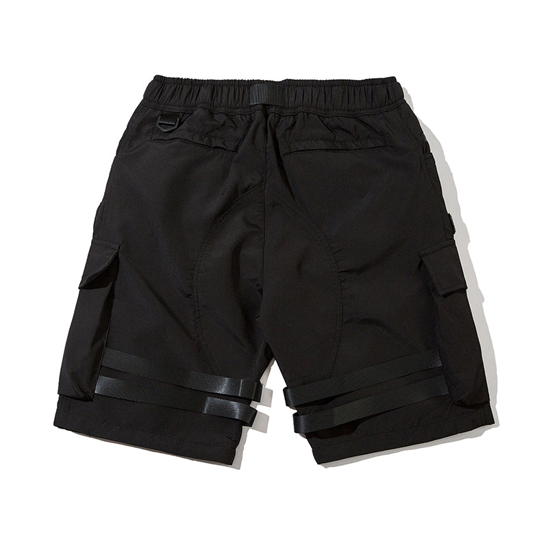 Paratrooper Matte Black Shorts