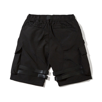 Paratrooper Matte Black Shorts