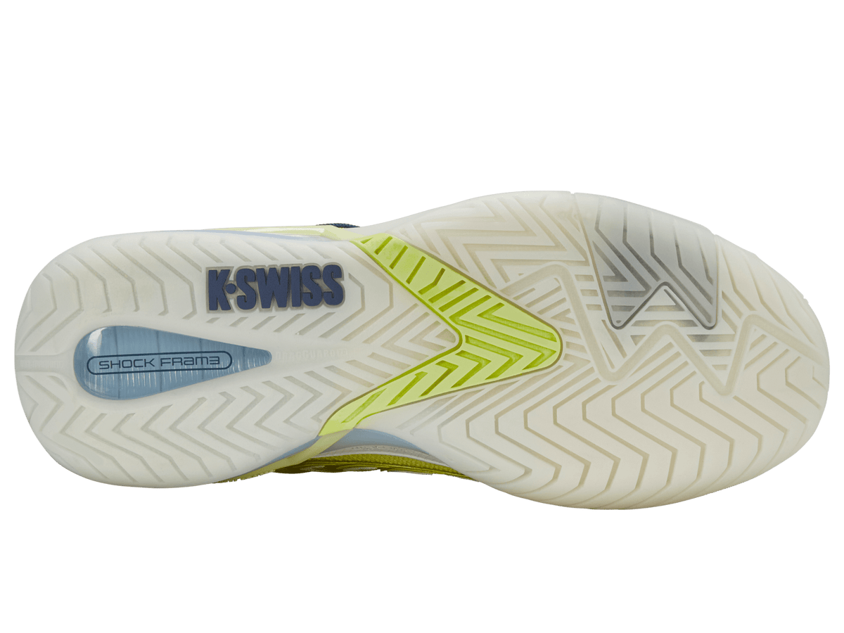 K-Swiss Women's Ultrashot 4 Court Shoes – Luminary Green/Blanc de Blanc/Ballad Blue