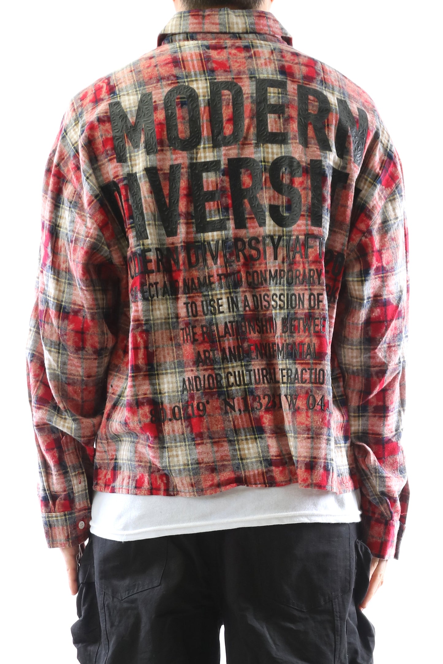 Long Sleeve Washed Flannel Crop Top Button Down Shirt