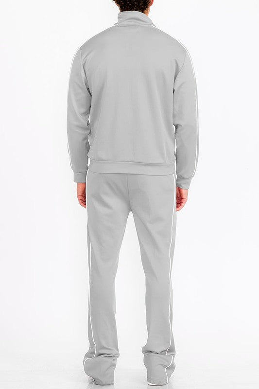 Side Pipe Tracksuit Set