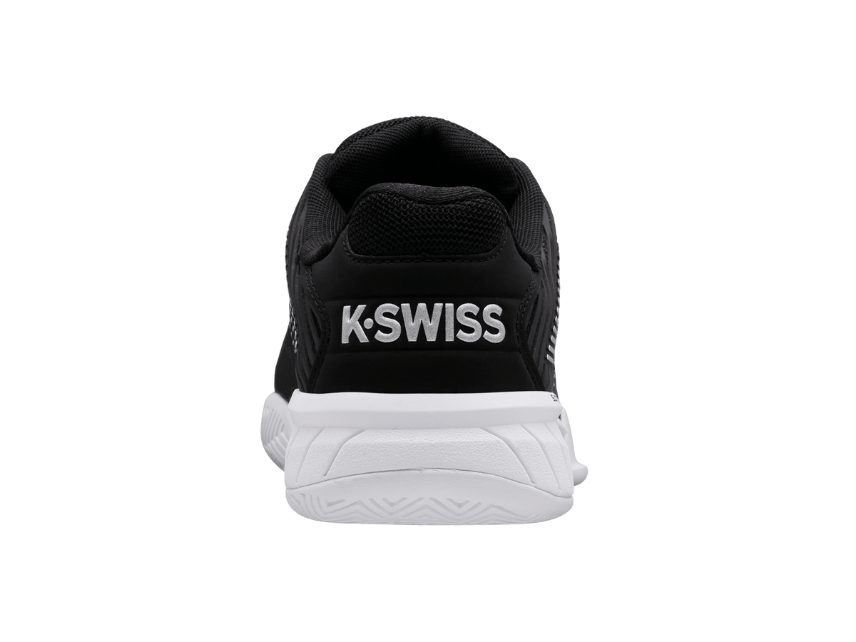 K-Swiss Women's Hypercourt Express 2 Tennis Shoes – Black/White/Silver