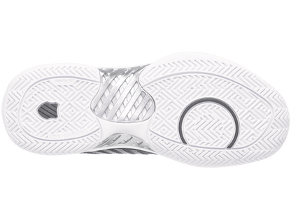 K-Swiss Women's Hypercourt Express 2 Tennis Shoes – Black/White/Silver