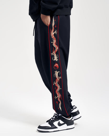 Dragon Embroidery Joggers