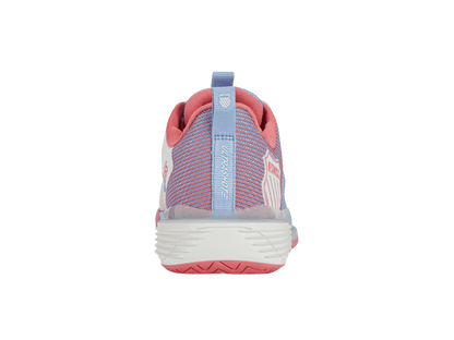K-Swiss Women's Ultrashot 3 Court Shoes – Bright White/Open Air/Strawberry Ice
