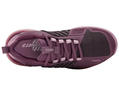 K-Swiss Women's Ultrashot 3 Court Shoes – Grape Nectar/Cameo Pink