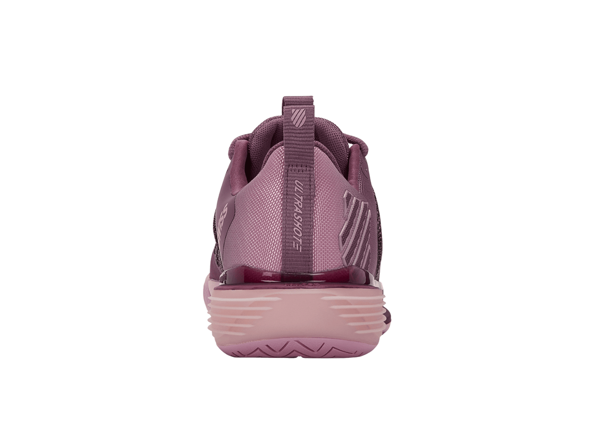 K-Swiss Women's Ultrashot 3 Court Shoes – Grape Nectar/Cameo Pink