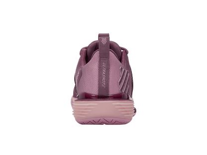 K-Swiss Women's Ultrashot 3 Court Shoes – Grape Nectar/Cameo Pink