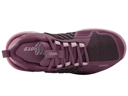 K-Swiss Women's Ultrashot 3 Court Shoes – Grape Nectar/Cameo Pink