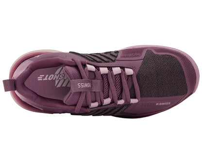 K-Swiss Women's Ultrashot 3 Court Shoes – Grape Nectar/Cameo Pink