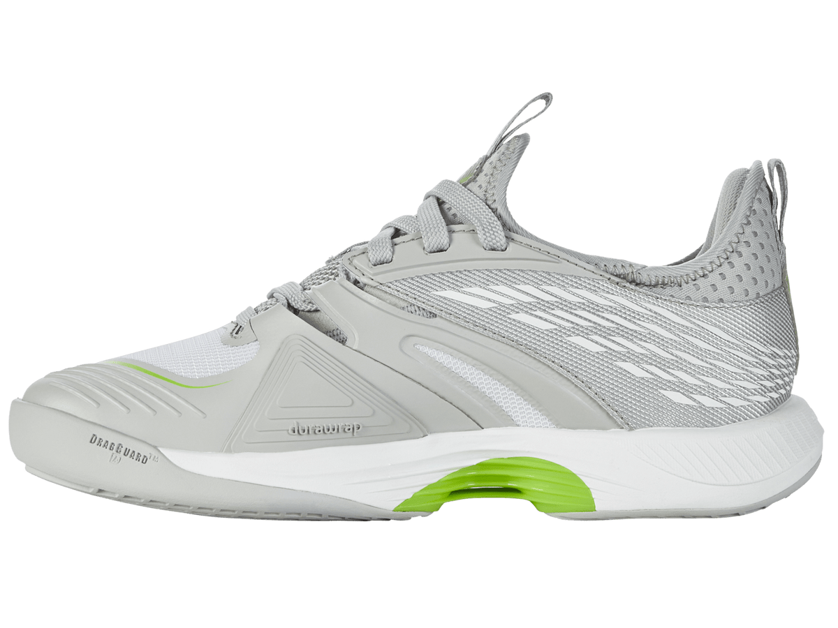 K-Swiss Women's Speedtrac Court Shoes – Gray Violet/White/Lime Green