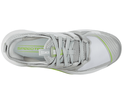 K-Swiss Women's Speedtrac Court Shoes – Gray Violet/White/Lime Green