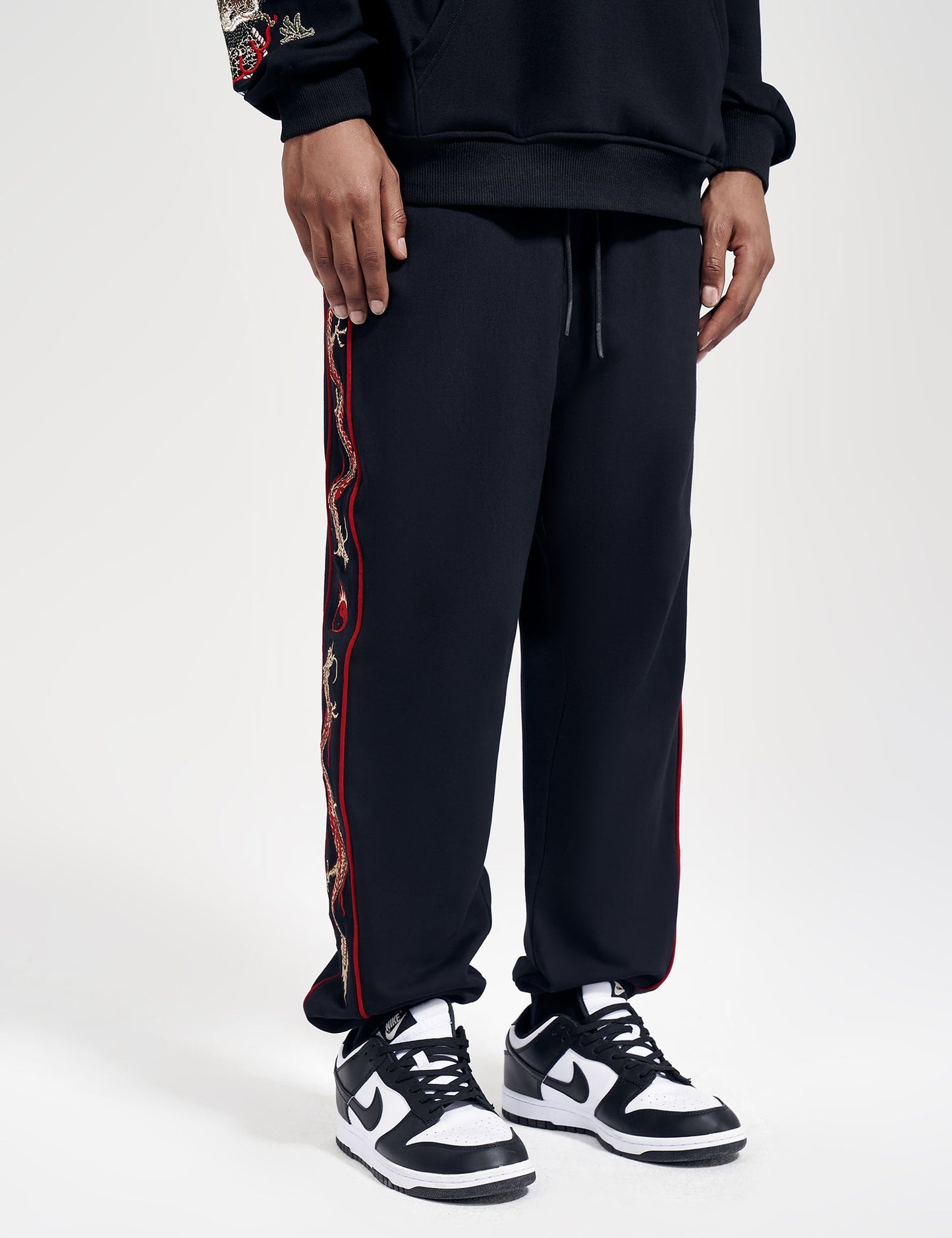 Dragon Embroidery Joggers