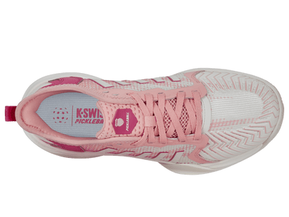 K-Swiss Women's Pickleball Supreme Shoes – Cloud Dancer/Raspberry Sorbet