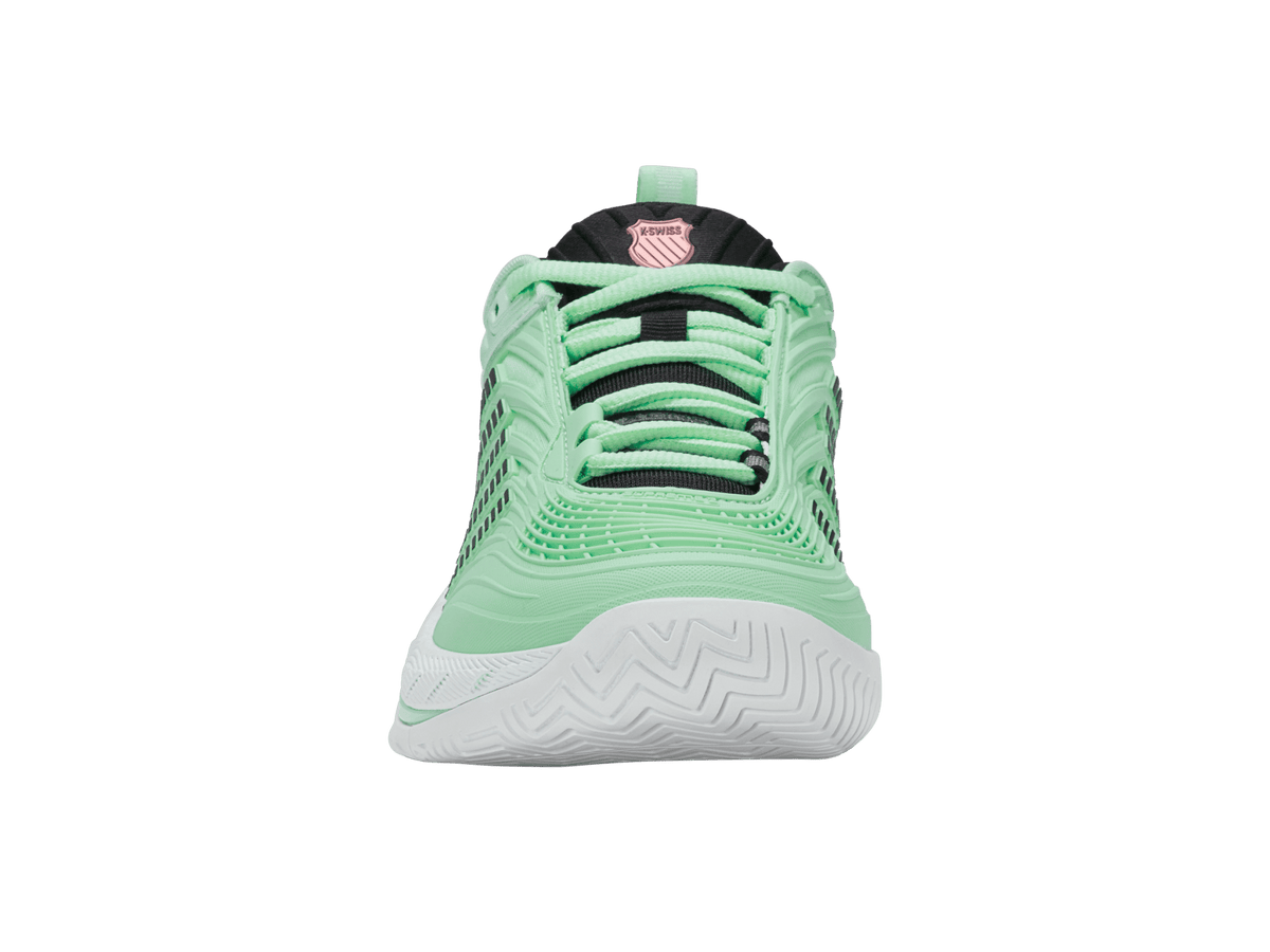 K-Swiss Women's Hypercourt Supreme 2 Court Shoes – Neon Mint/Black/White