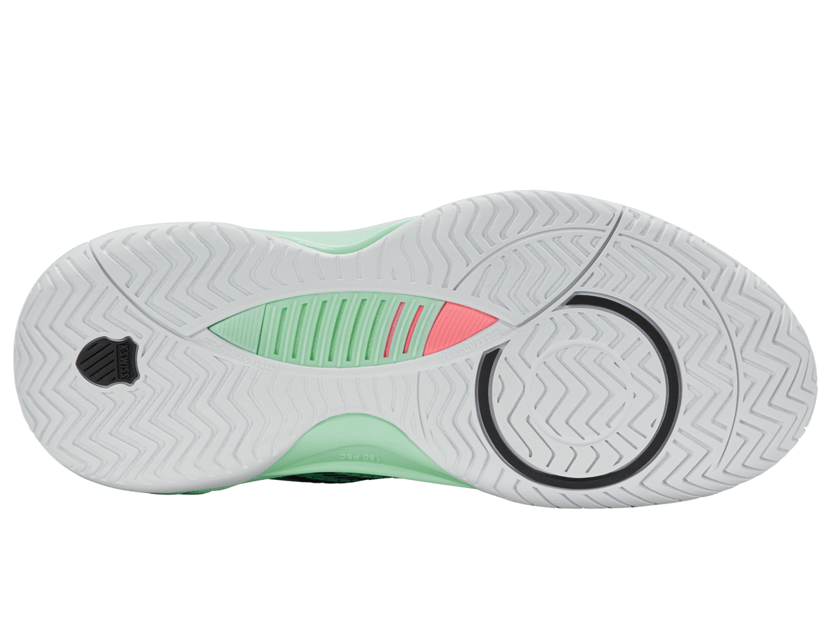 K-Swiss Women's Hypercourt Supreme 2 Court Shoes – Neon Mint/Black/White
