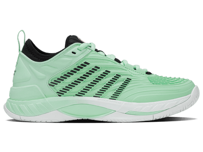 K-Swiss Women's Hypercourt Supreme 2 Court Shoes – Neon Mint/Black/White