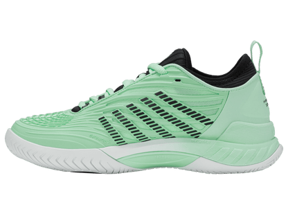 K-Swiss Women's Hypercourt Supreme 2 Court Shoes – Neon Mint/Black/White