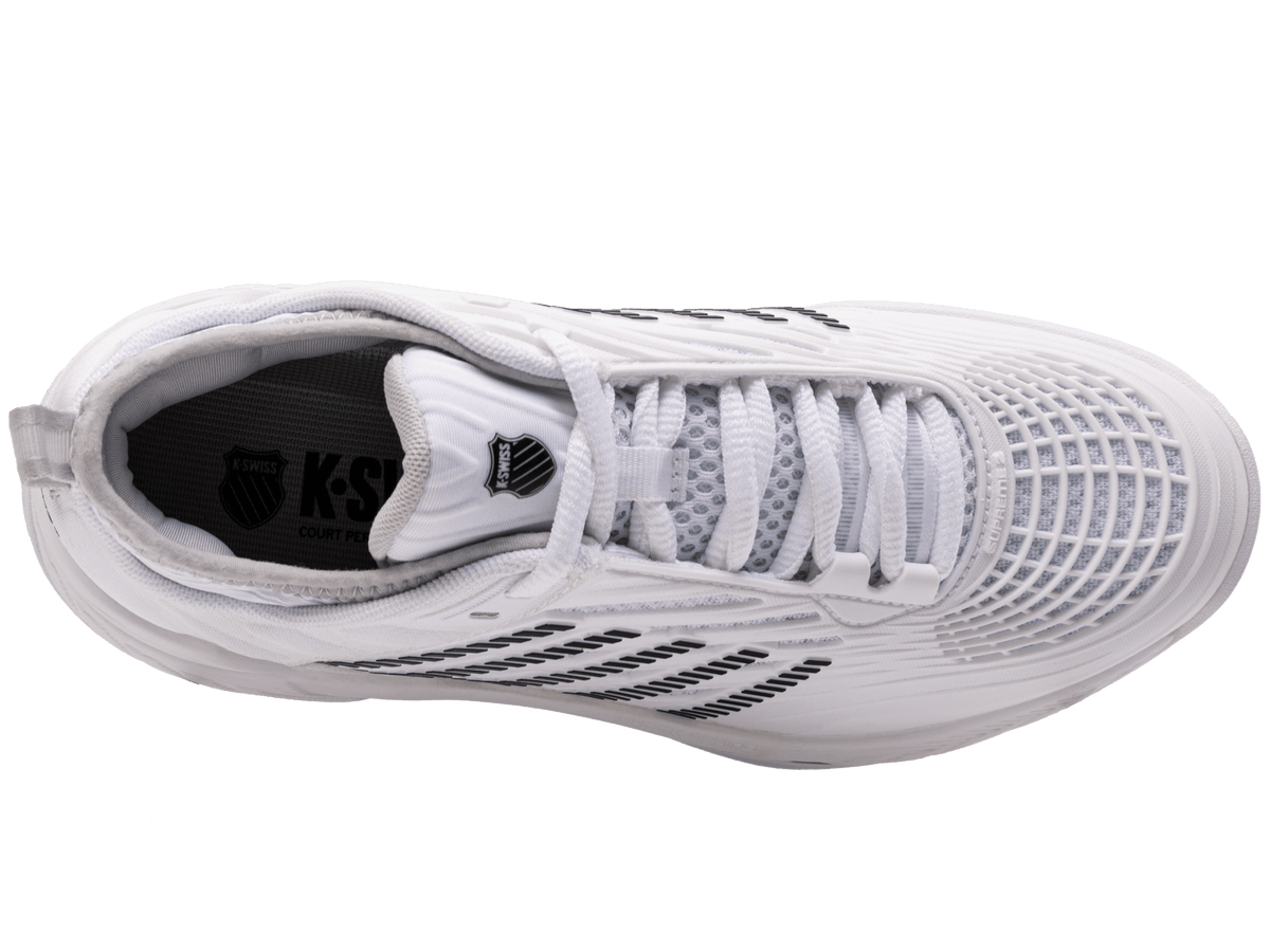 K-Swiss Women's Hypercourt Supreme 2 Court Shoes – White/Vapor Blue/Black
