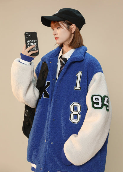 Year 94 Furry Varsity Jacket