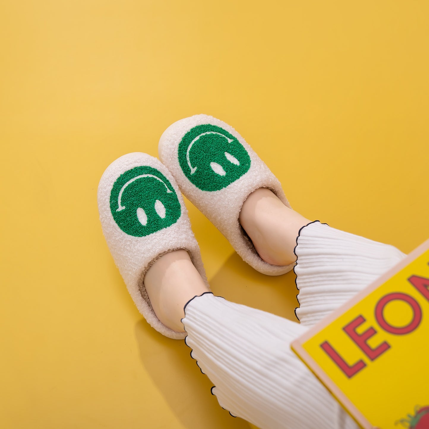 Smiley Face Slippers