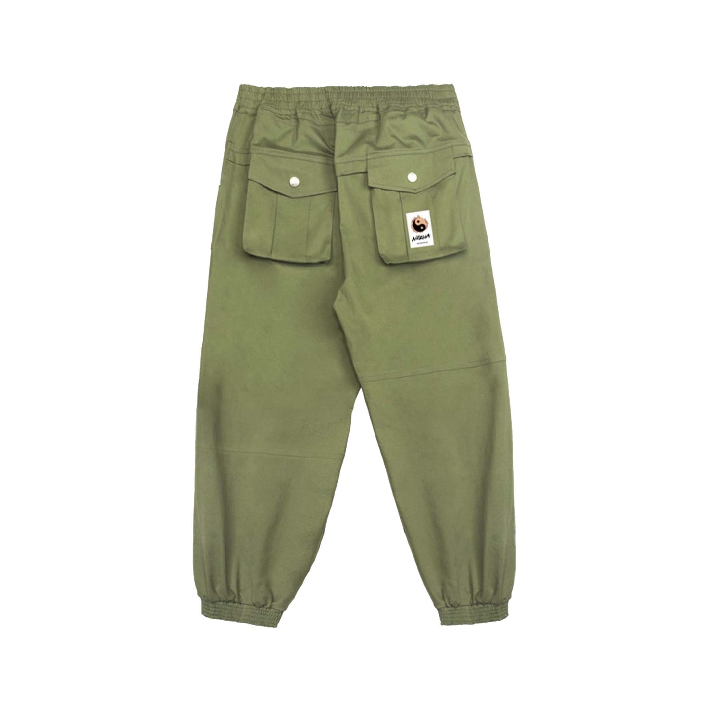 Yin Yang Army Green Cargo Pants