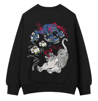 War of Beasts Embroidered Sweater